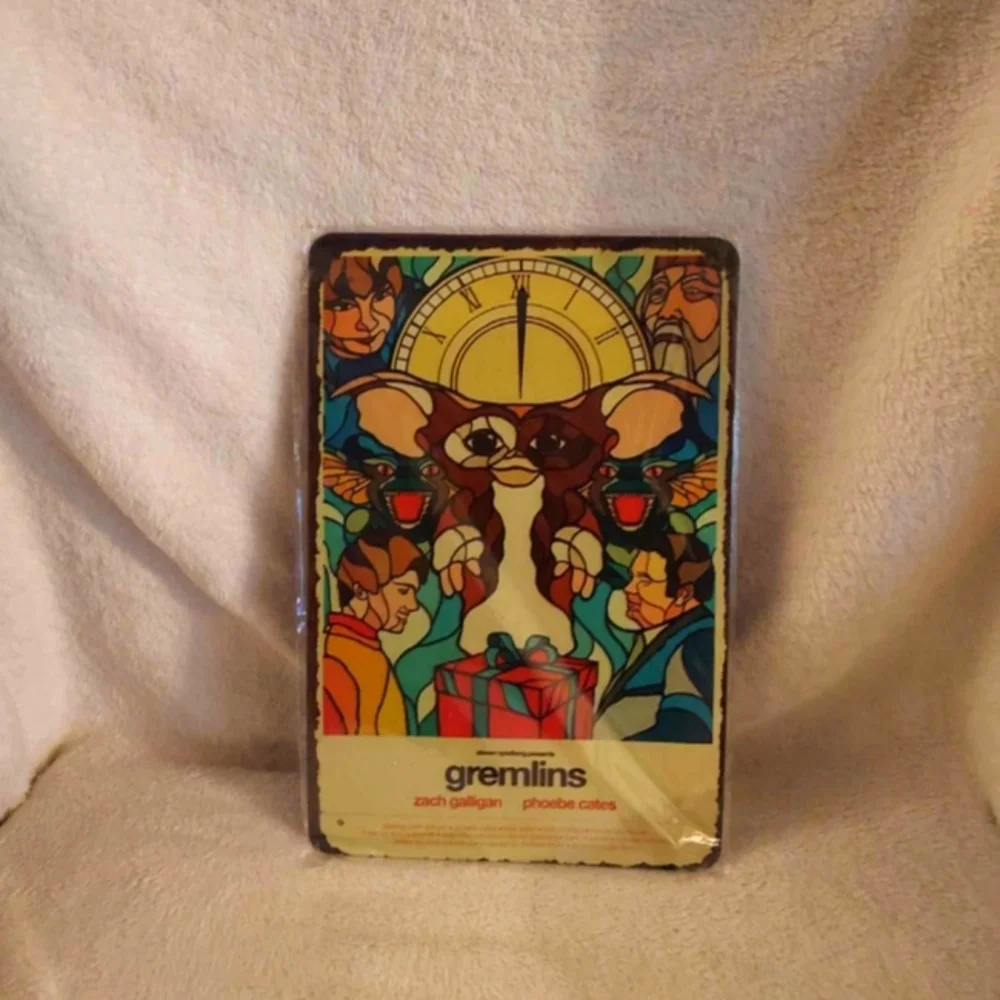 Gremlins tin sign